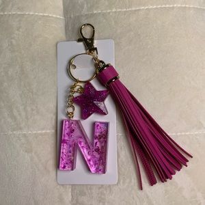 Letter N Keychain